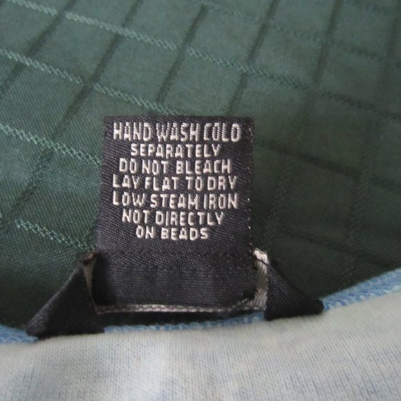 RAAKHEE Women's Multicolor Graphic 3/4 Sleeve Top Size PXL Sequins, Beads - Picture 8 of 11